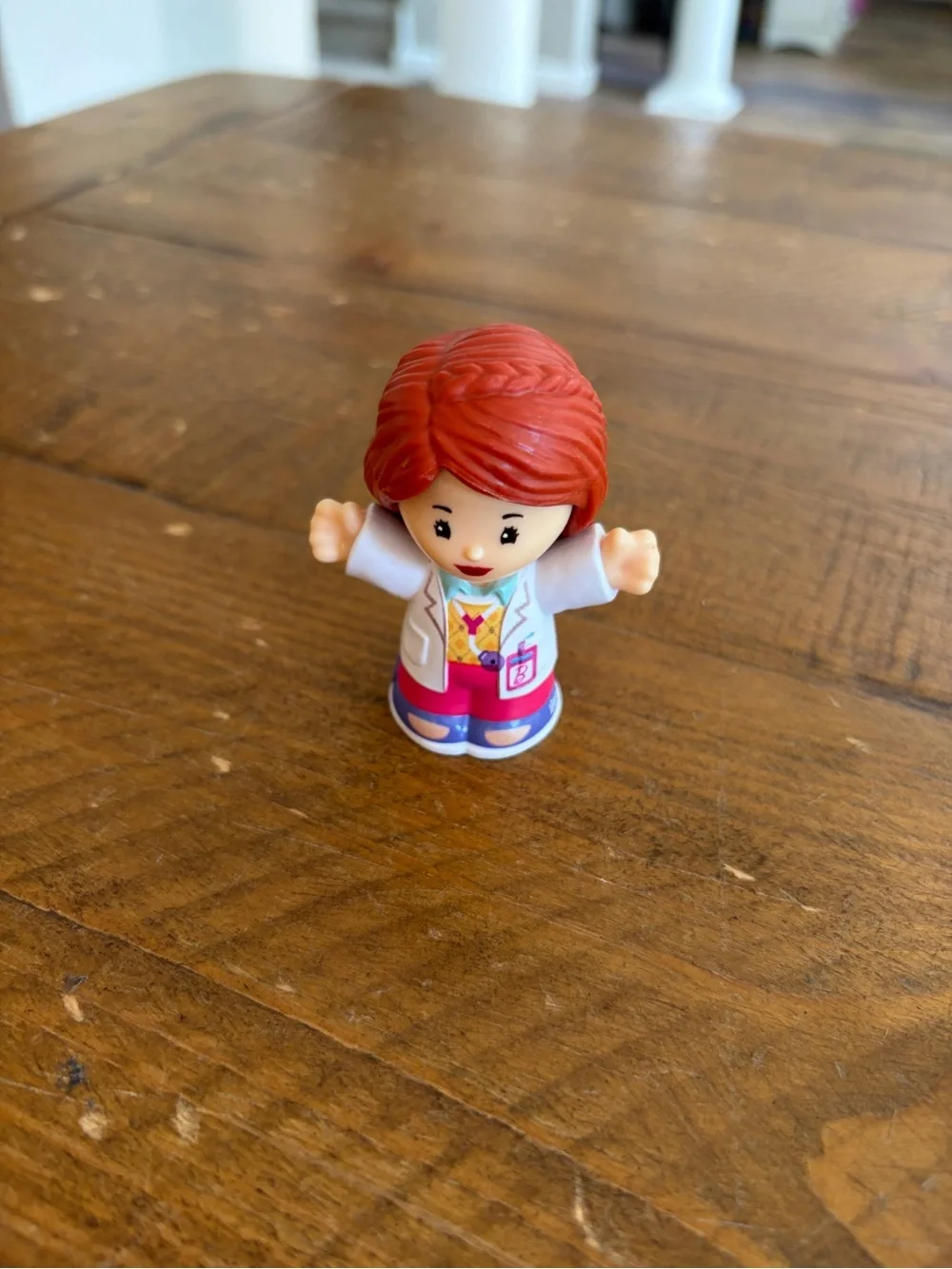 Fisher Price Little People doctor Barbie  as is
